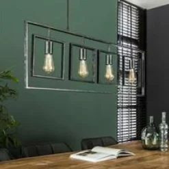 WoonStijl Hanglamp 4L Turn square / Charcoal
