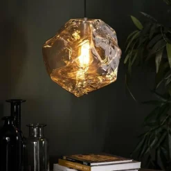 WoonStijl Hanglamp Rock Chromed glas