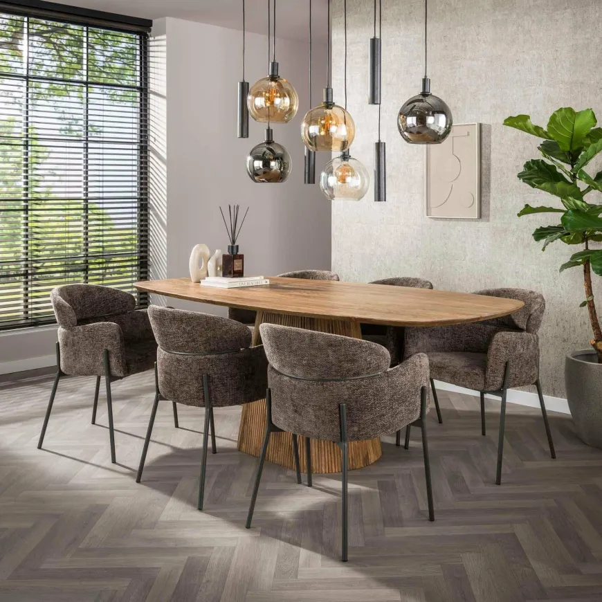 WoonStijl Hanglamp Sfera Tricolore 5+4-lichts