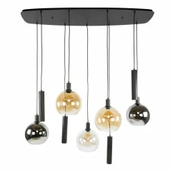 WoonStijl Hanglamp Sfera Tricolore 5+4-lichts