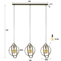 WoonStijl Hanglamp Turn Around Beige