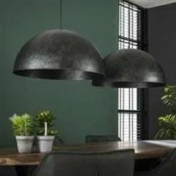 WoonStijl Hanglamp 2x Ø60 Dome