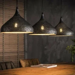 WoonStijl Hanglamp 3xØ32 Punch Trechter