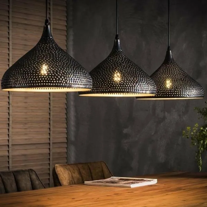 WoonStijl Hanglamp 3xØ32 Punch Trechter