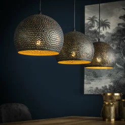 WoonStijl Hanglamp 3xØ25 Punch Bol