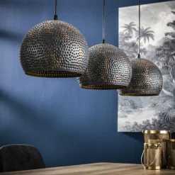 WoonStijl Hanglamp 3xØ25 Punch Bol
