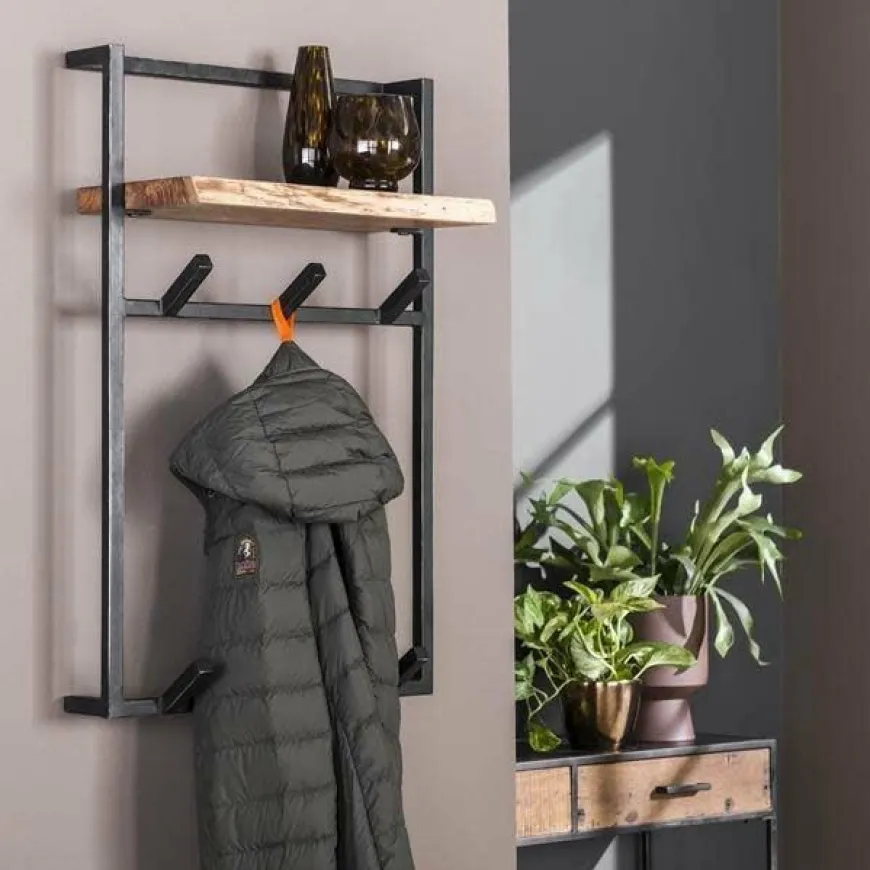 WoonStijl Kapstok air solid hoog 6 haken