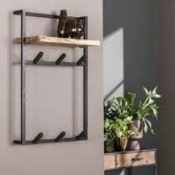 WoonStijl Kapstok air solid hoog 6 haken