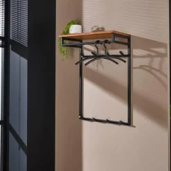 WoonStijl Kapstok Custom hoog 2x4 haken 55 cm