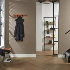 WoonStijl Kapstok edge 5 haken / Massief acacia naturel