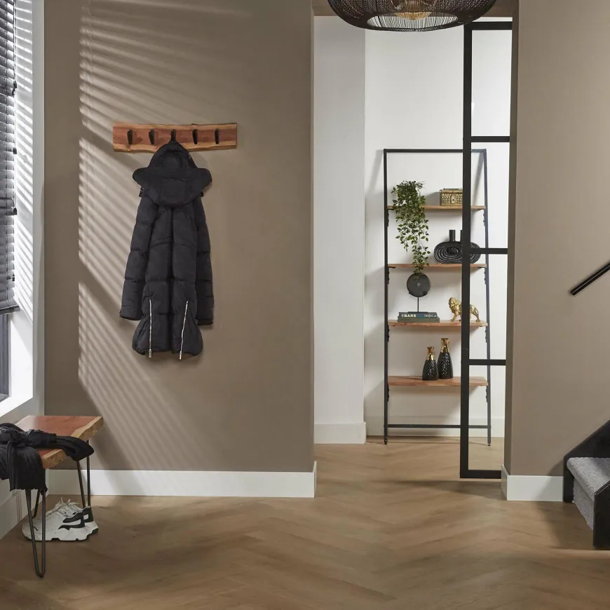 WoonStijl Kapstok edge 5 haken / Massief acacia naturel