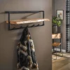 WoonStijl Kapstok edge 6 hakenplank / Massief acacia naturel