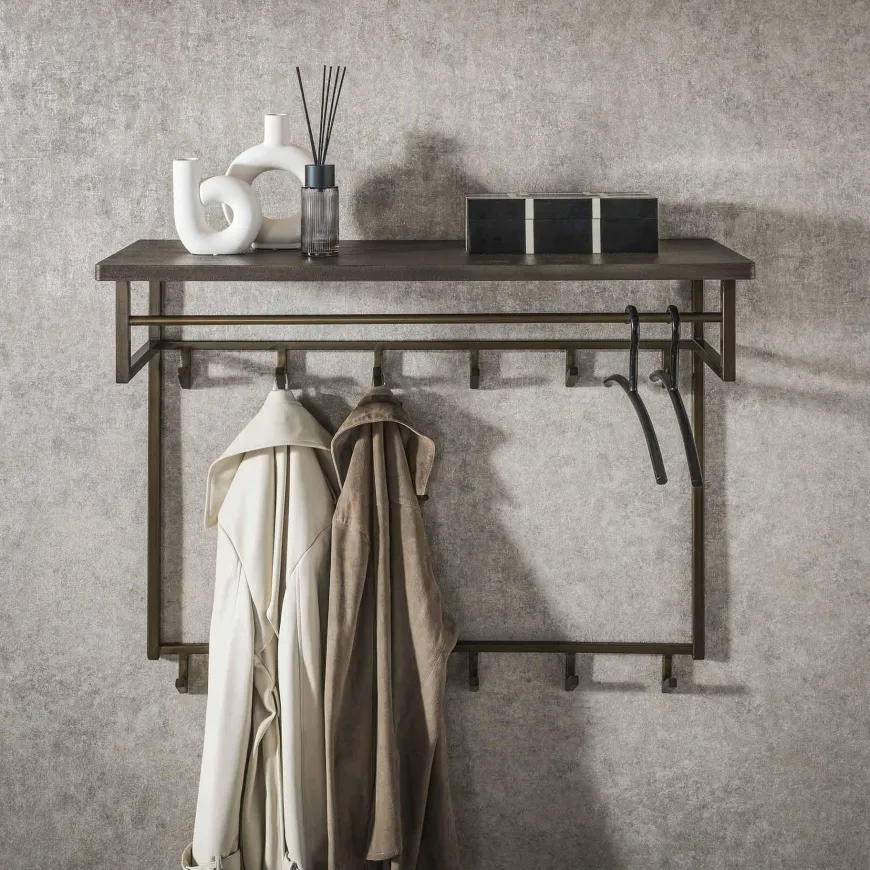 WoonStijl Kapstok Ferro hoog 12 haken