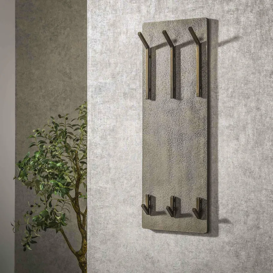WoonStijl Kapstok Ferro 2x3 haken hoog