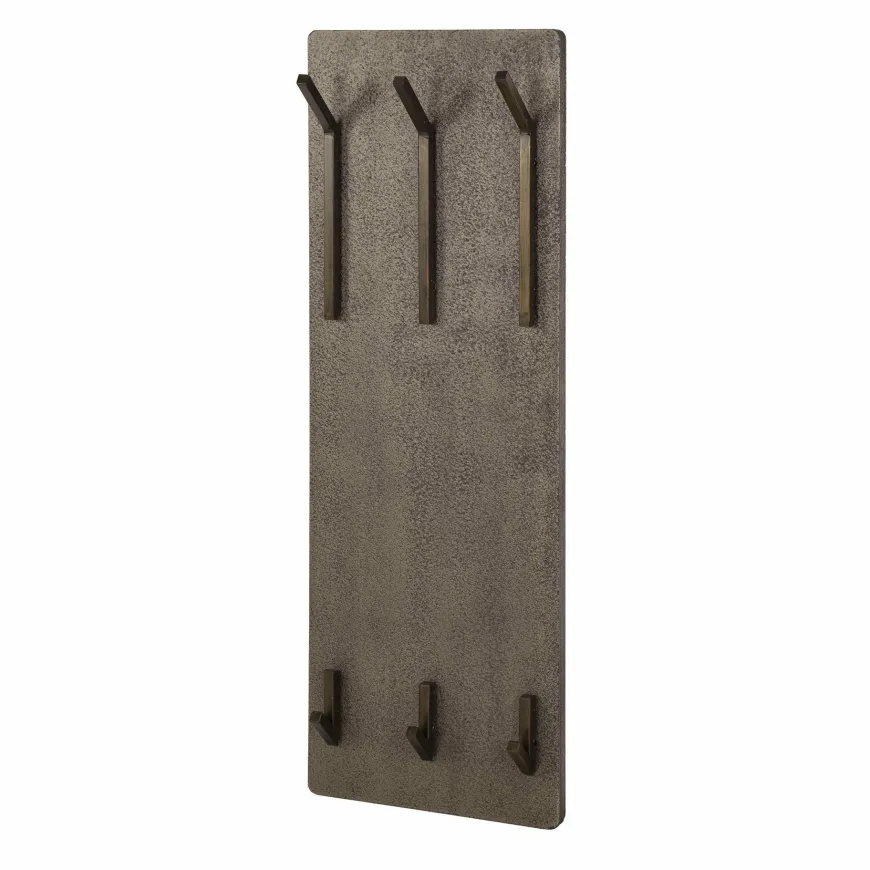 WoonStijl Kapstok Ferro 2x3 haken hoog
