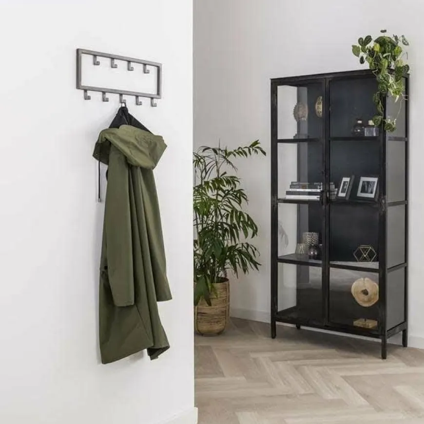 WoonStijl Kapstok industrial 9 haken