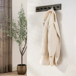 WoonStijl Kapstok Terra 6 haken bruin - 60 cm