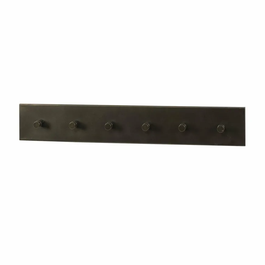 WoonStijl Kapstok Terra 6 haken bruin - 60 cm