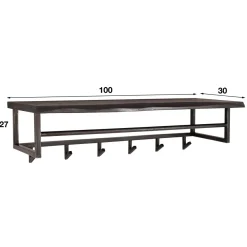 WoonStijl Kapstok yucon 6 haken