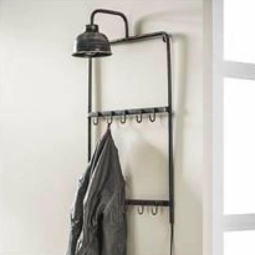 WoonStijl Kapstoklamp 2x5 Haken