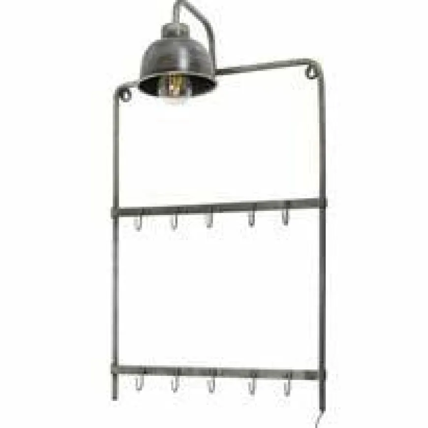 WoonStijl Kapstoklamp 2x5 Haken