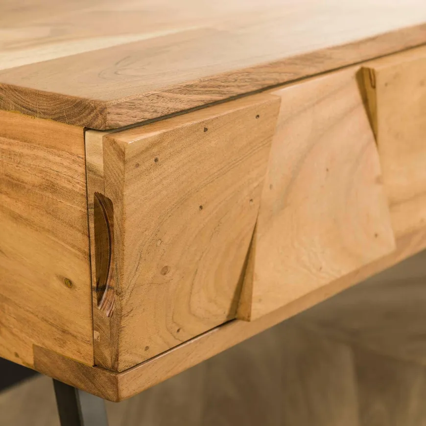 WoonStijl Kaptafel / Sidetable Demn acacia