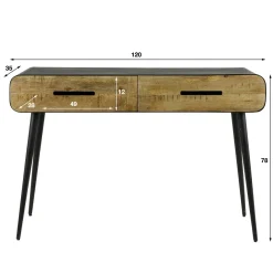 WoonStijl Kaptafel 2L carve