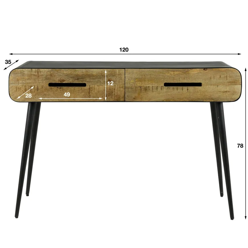 WoonStijl Kaptafel 2L carve