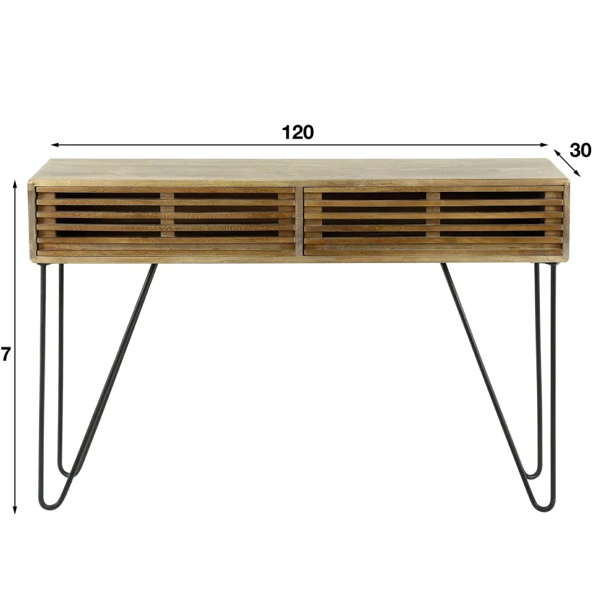 WoonStijl Kaptafel tweak met 2 lades