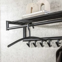 WoonStijl Kledinghanger Ronde Buis gun metal