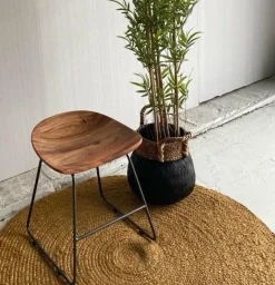 WoonStijl Kruk hout ergo