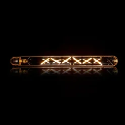 WoonStijl Lichtbron LED filament buis 30 cm - E27 4W 2100K 280lm dimbaar/Amberkleurig glas