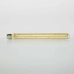 WoonStijl Lichtbron LED filament buis 30 cm - E27 4W 2100K 280lm dimbaar/Amberkleurig glas