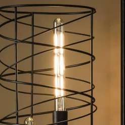 WoonStijl Lichtbron LED filament buis 30 cm - E27 4W 2100K 280lm dimbaar/Amberkleurig glas