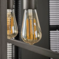 WoonStijl Lichtbron LED filament druppel - E27 6W 2100K 450lm dimbaar / Amberkleurig glas