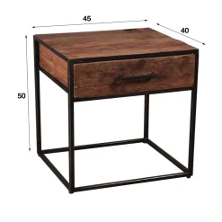 WoonStijl Nachtkastje / bijzettafel Float 1 lade