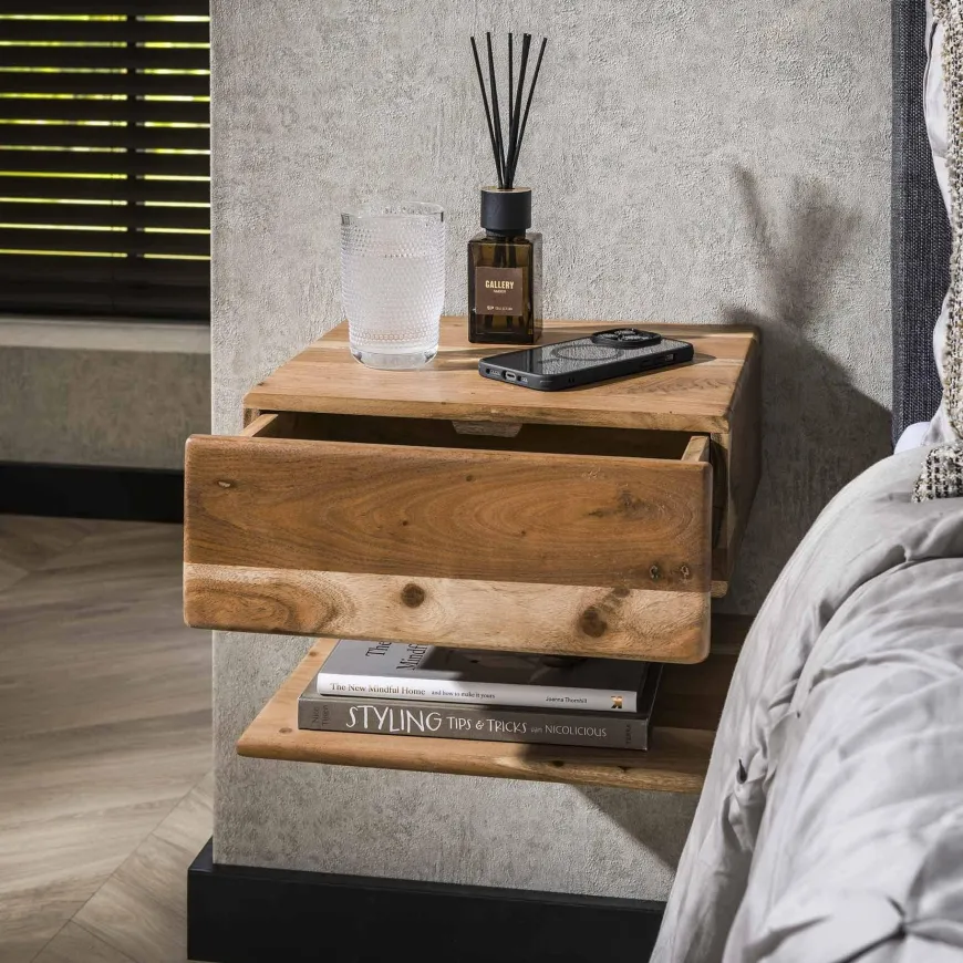 WoonStijl Nachtkastje 1 lade shelve
