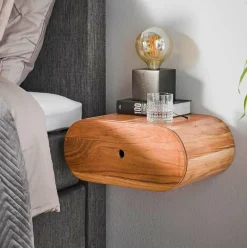 WoonStijl Nachtkastje Bend acacia met 1 lade