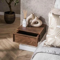 WoonStijl Nachtkastje Frame met 1 lade - set van 2 nachtkastjes