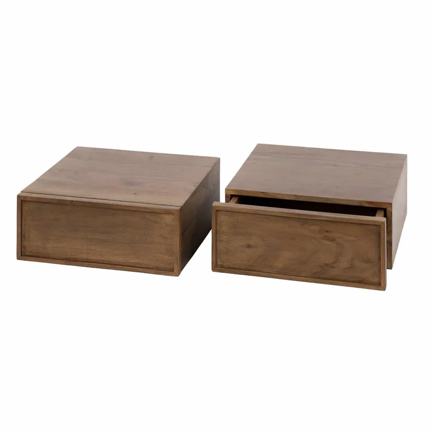 WoonStijl Nachtkastje Frame met 1 lade - set van 2 nachtkastjes