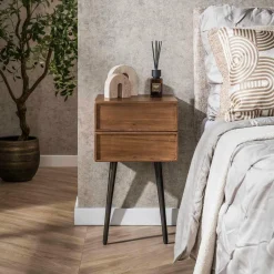 WoonStijl Nachtkastje Frame met 2 lades - set van 2
