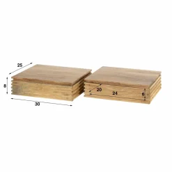 WoonStijl Nachtkastje 1L set van 2 layer XS