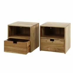 WoonStijl Nachtkastje set van 2 XS hangend flat