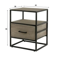 WoonStijl Nachtkastje Turf Acacia