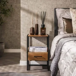 WoonStijl Nachtkastje XS niche Acacia met 1 lade