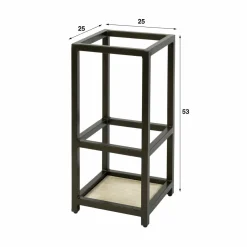 WoonStijl Paraplubak Terra vierkant bruin