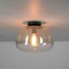 WoonStijl Plafondlamp Pulse Shaded Amber glas