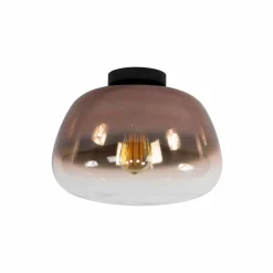 WoonStijl Plafondlamp Pulse Shaded Koper glas
