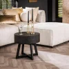 WoonStijl Salontafel Ø50 bulky ferro