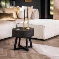 WoonStijl Salontafel Ø50 bulky ferro